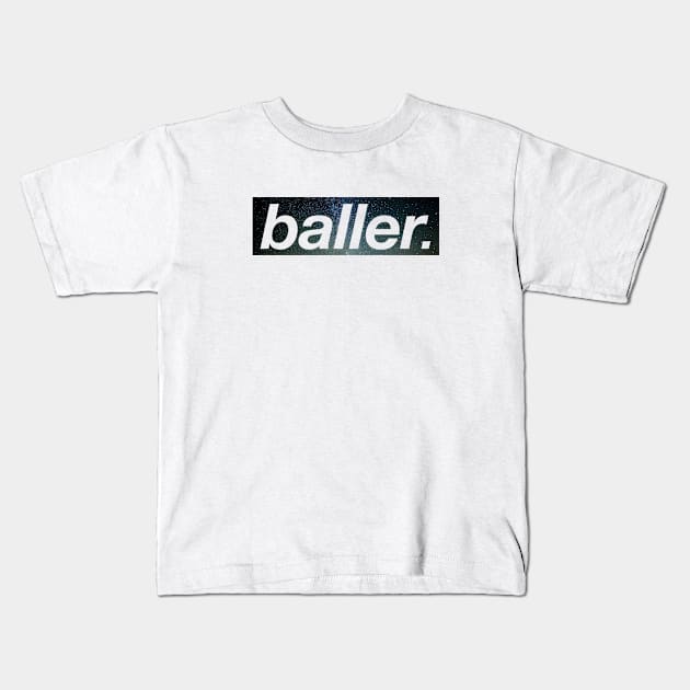 Baller Kids T-Shirt by hoopoe